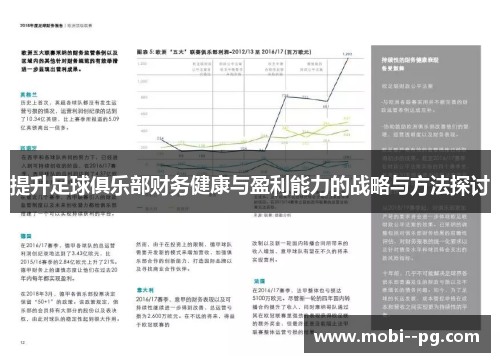 提升足球俱乐部财务健康与盈利能力的战略与方法探讨